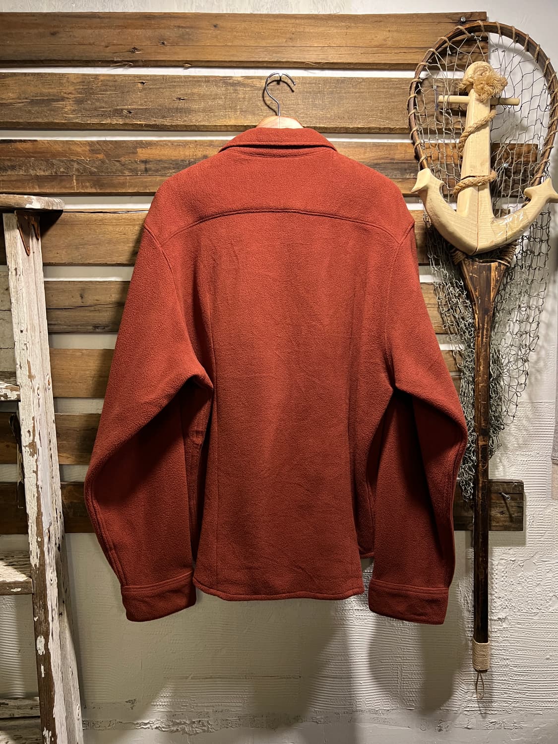 [XL]엘엘빈 USA 2포켓 레드 플리스 셔츠 상품이미지7