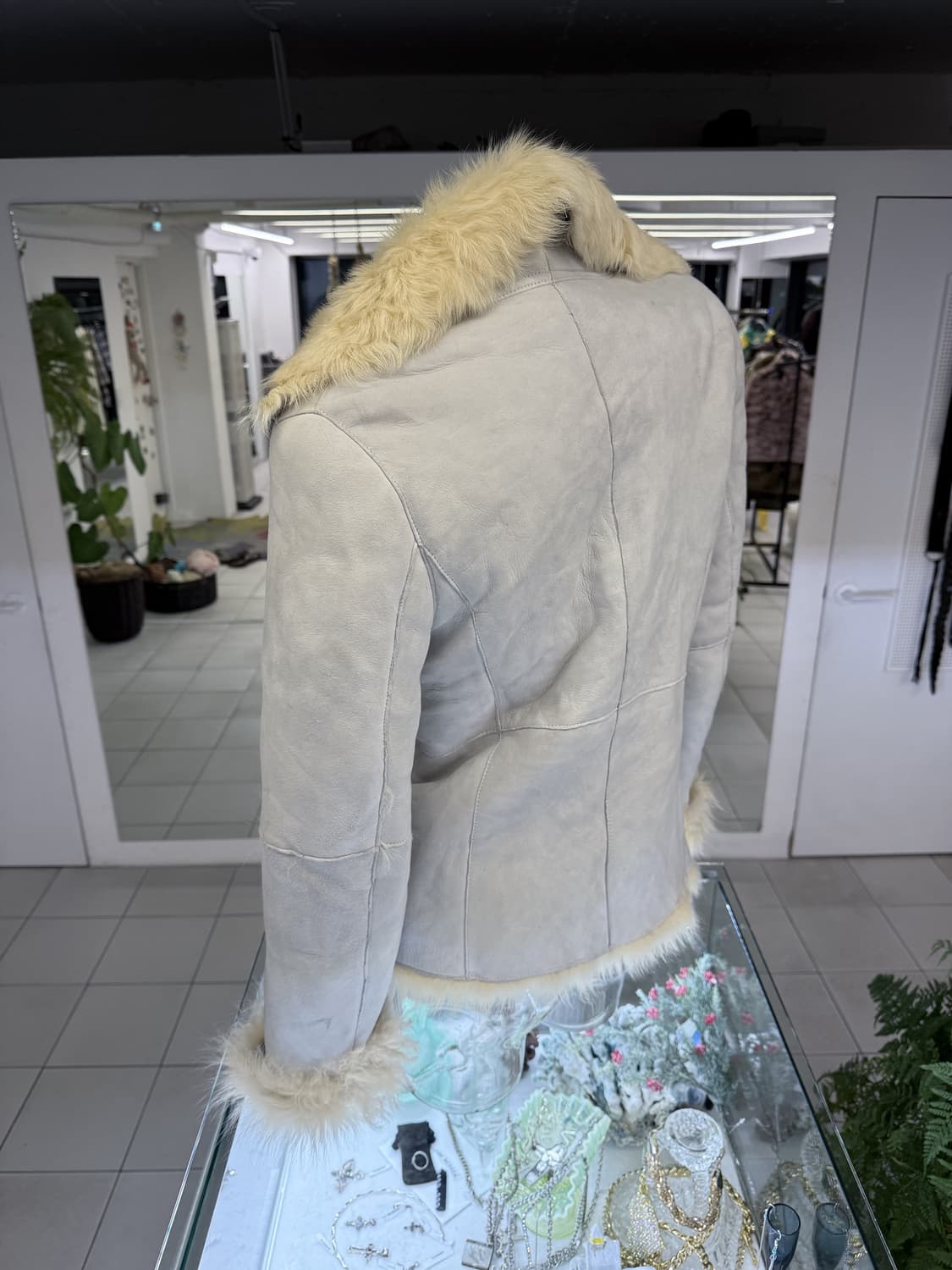 real leather shearling jacket 상품이미지4