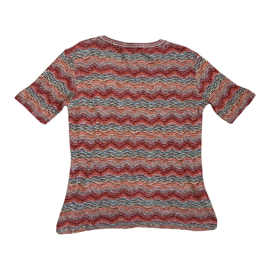 [우먼] 미쏘니 MISSONI 스포츠 멀티 컬러 스트라이프 니트  상품이미지3
