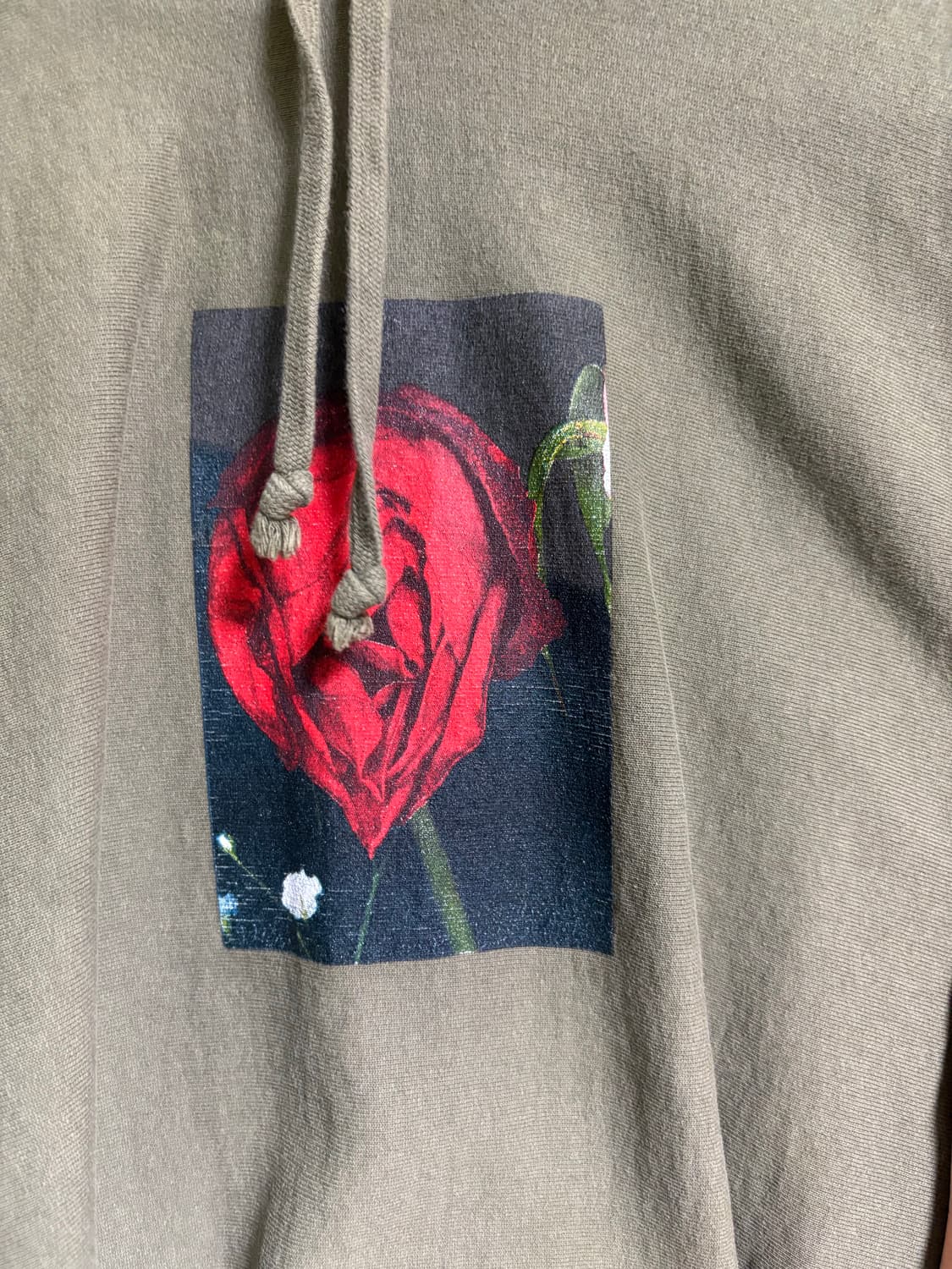 슈프림 아라키 후드티 카키 상품이미지2