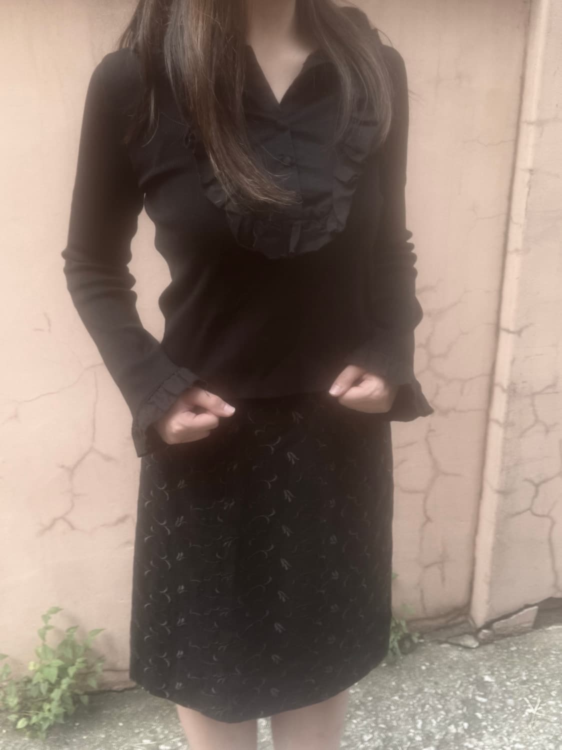 자라 블랙 블라우스 상품이미지3