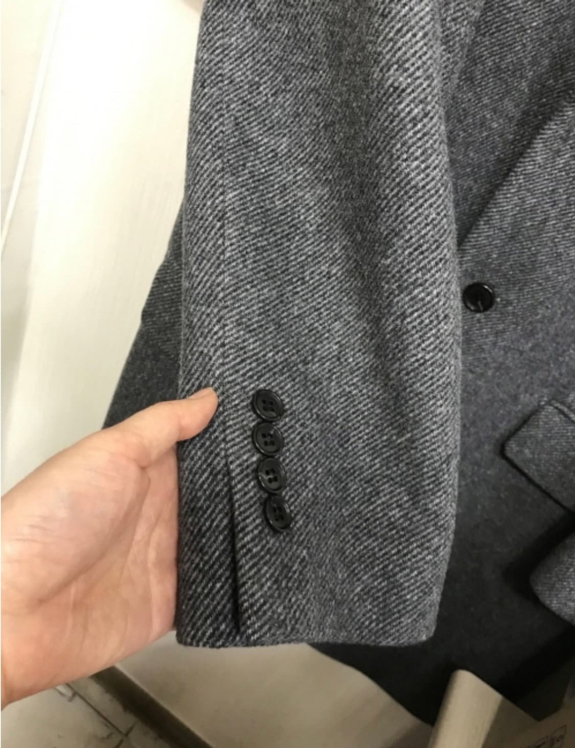 클럽모나코 Manteco Fabric 헤링본 코트 상품이미지4