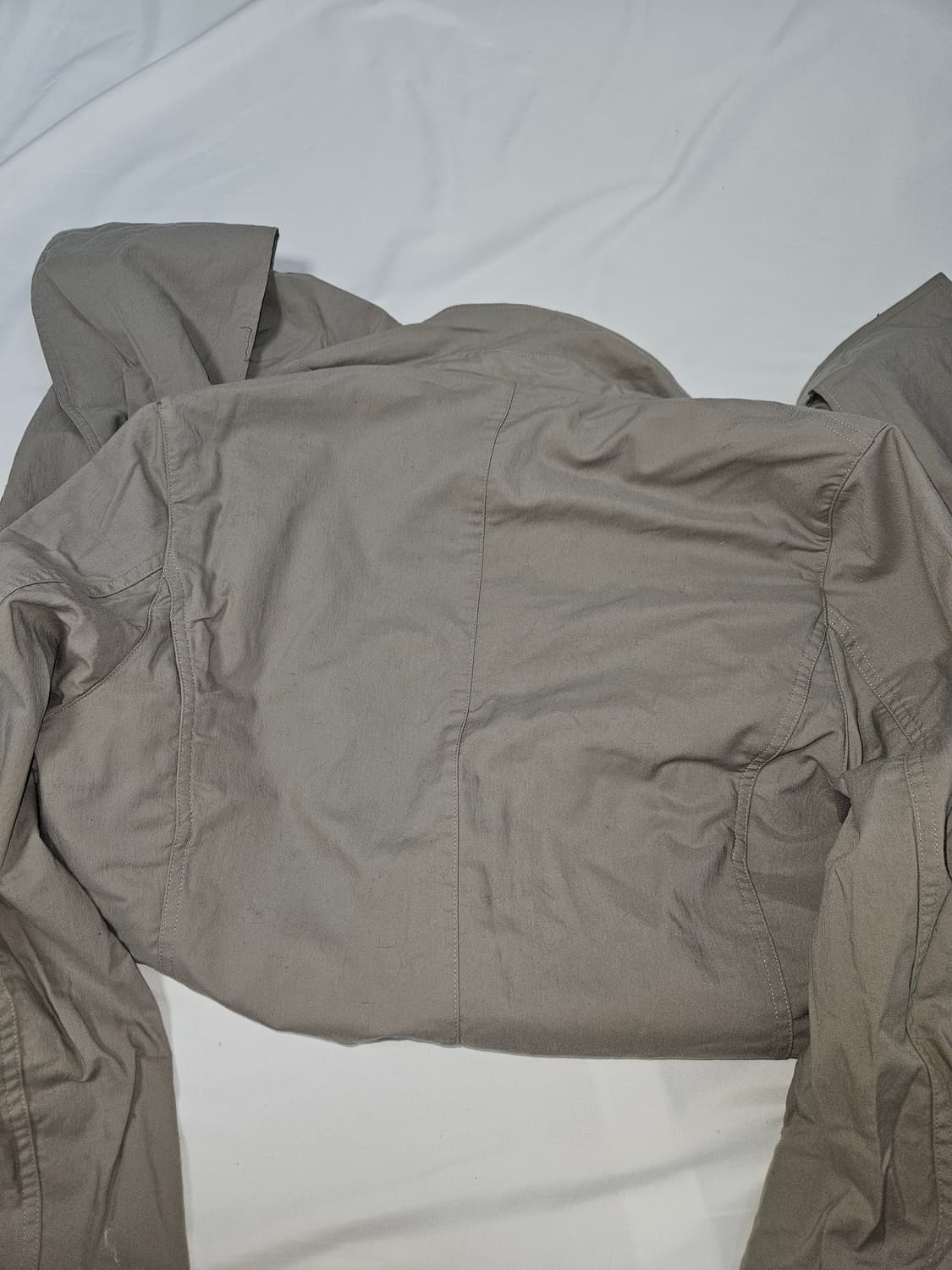 도큐먼트 코튼 랩 워크 롱코트 싱글 트렌치코트 정품 M 상품이미지4