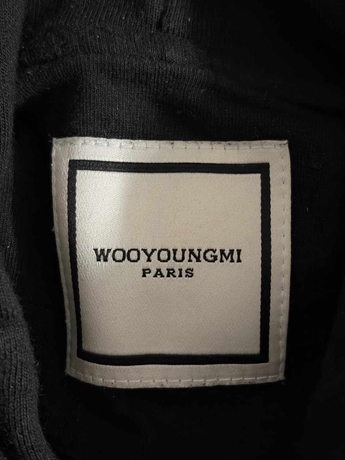 [새상품급, 52] 우영미 백로고 후드티 상품이미지4