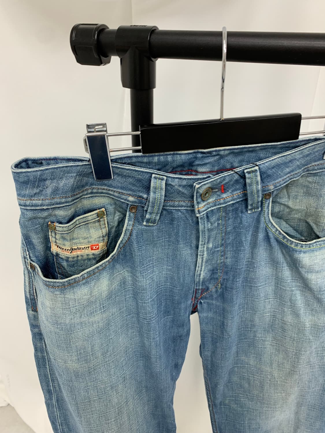 디젤 레드 스티치 일자진 상품이미지4