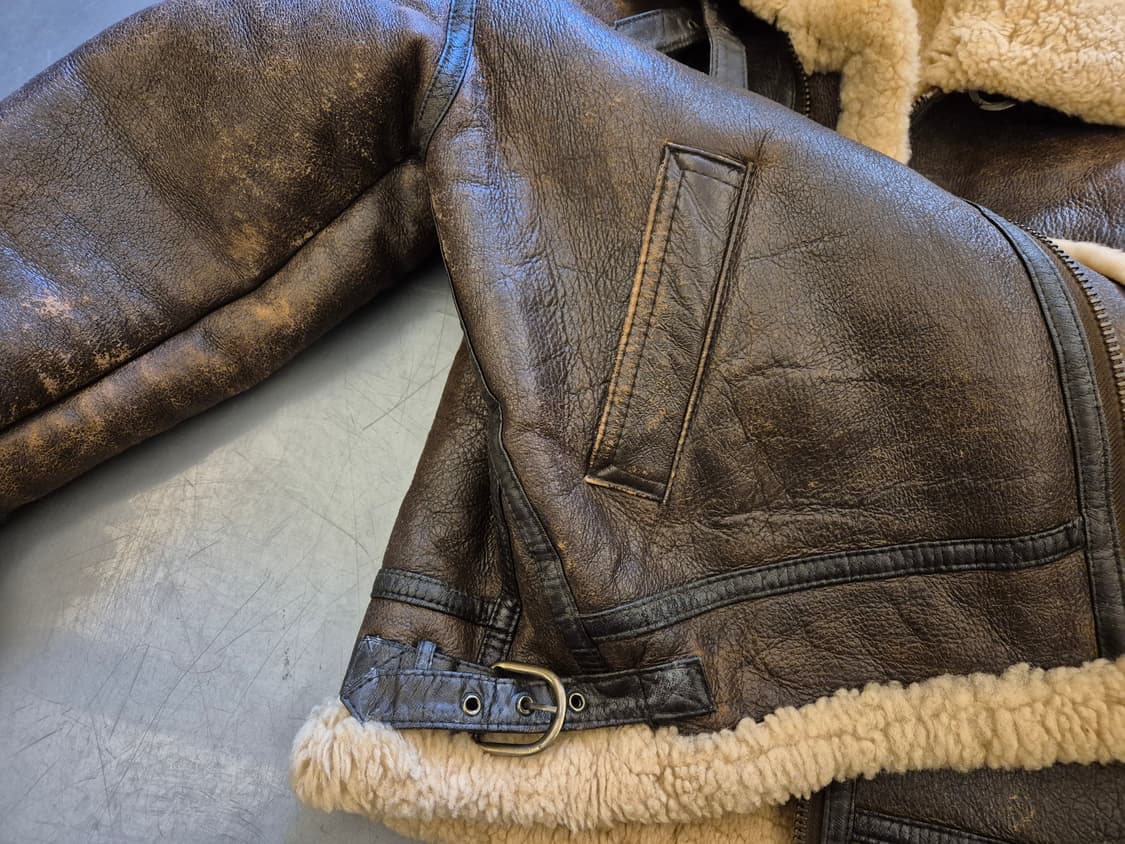 90s TTPE B-3 양가죽 무스탕 상품이미지6