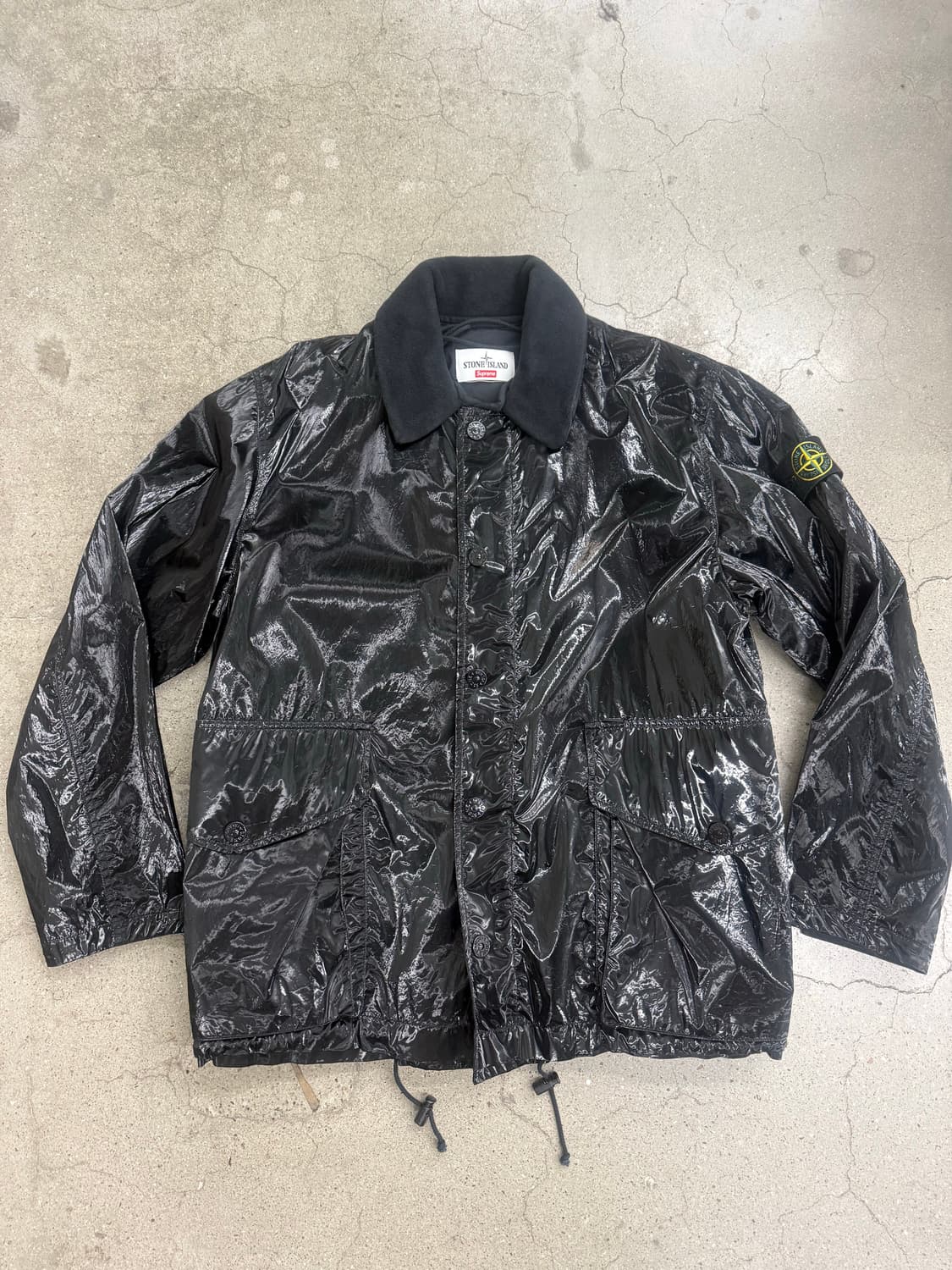 stone island x supreme new silk jacket 상품이미지1