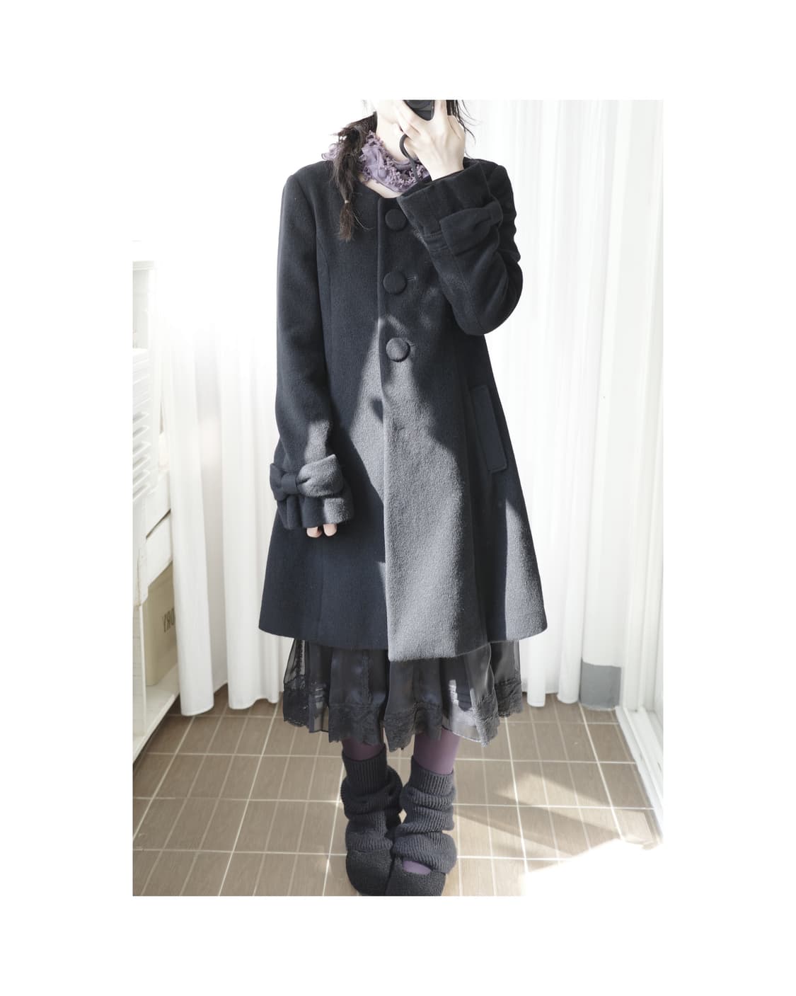 Purple lovely muffler 상품이미지5