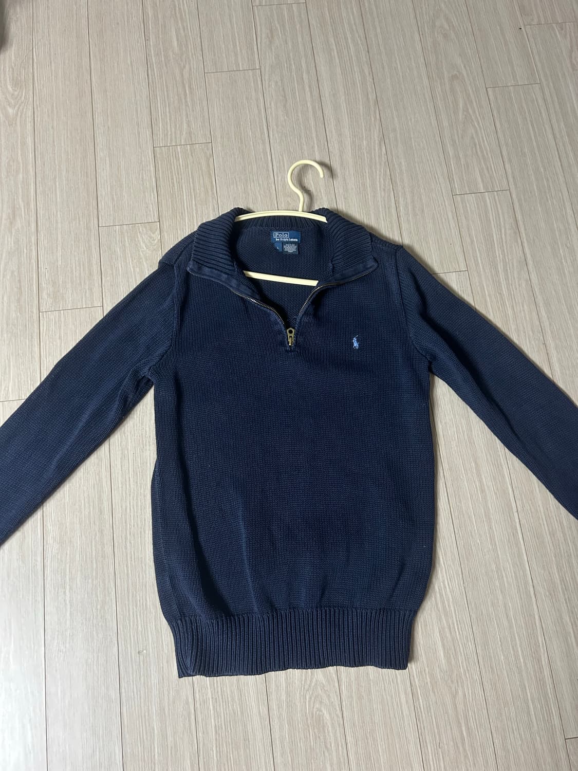 폴로 반집업 니트  상품이미지1