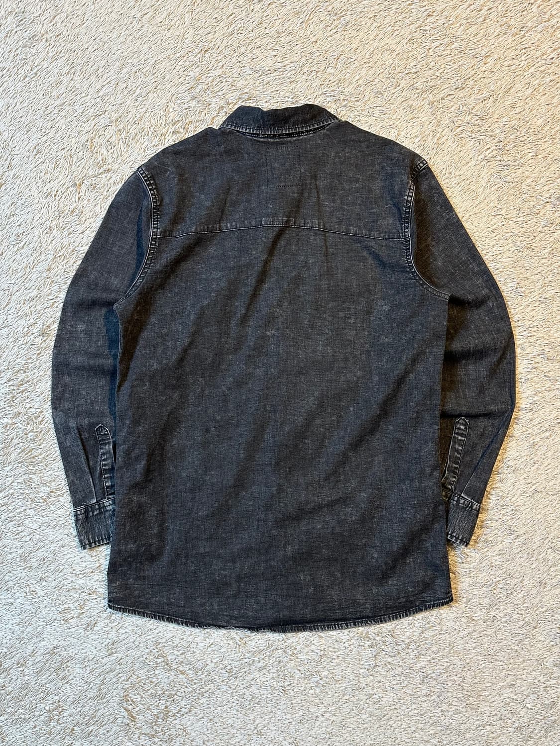 리바이스 LEVI'S 웨스턴 투포켓 데님 셔츠 흑청 상품이미지3