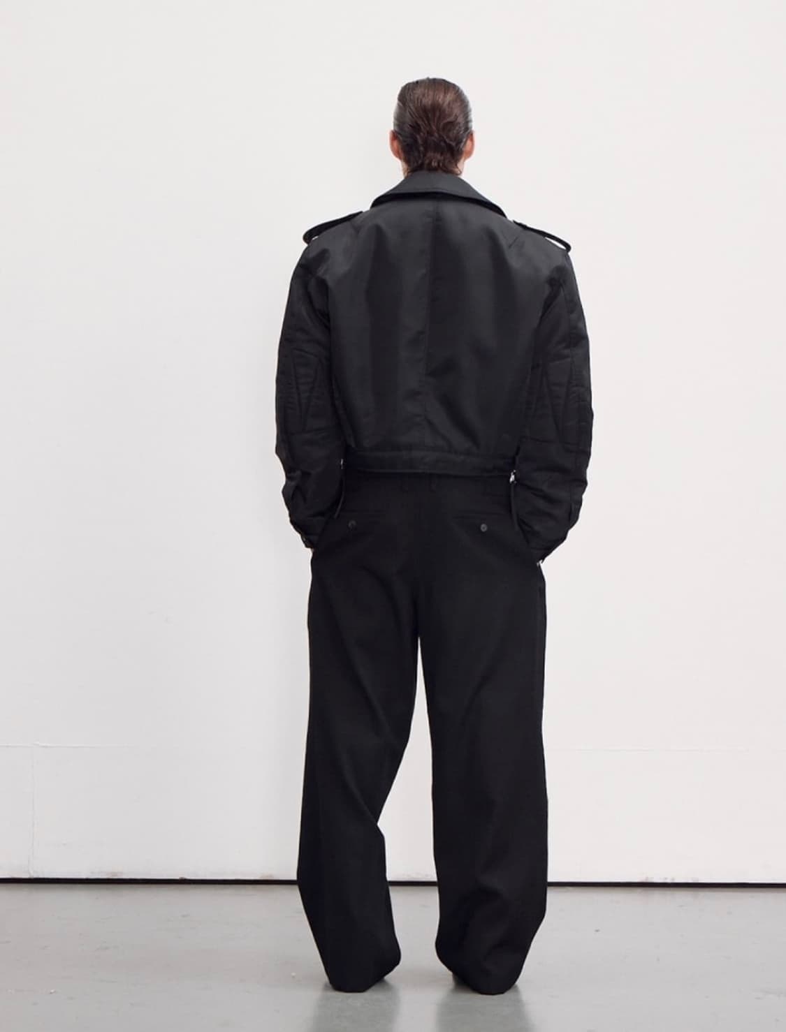 [L] 렉토 나일론 견장 봄버 상품이미지3