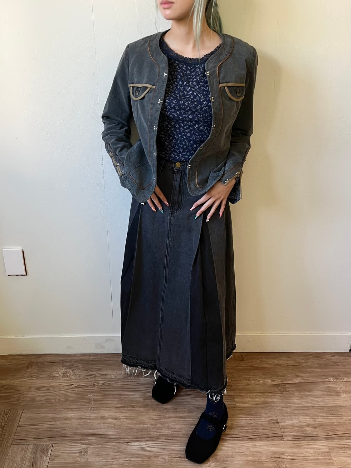 UNSPECK 스웨이드 후크 자켓 상품이미지7