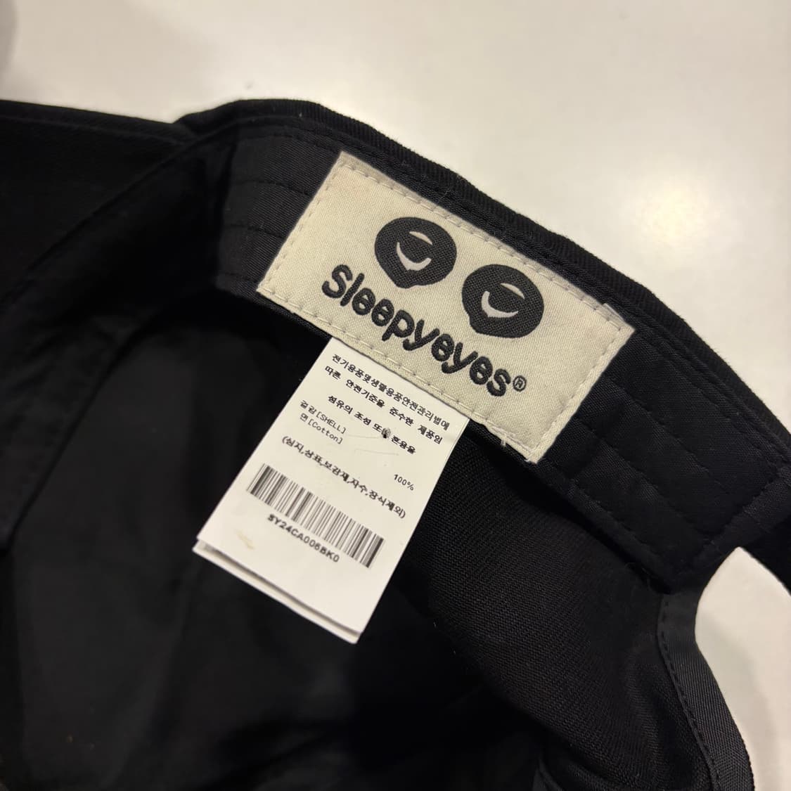 SLEEPYEYES 아시안마켓 볼캡 블랙 모자 상품이미지4