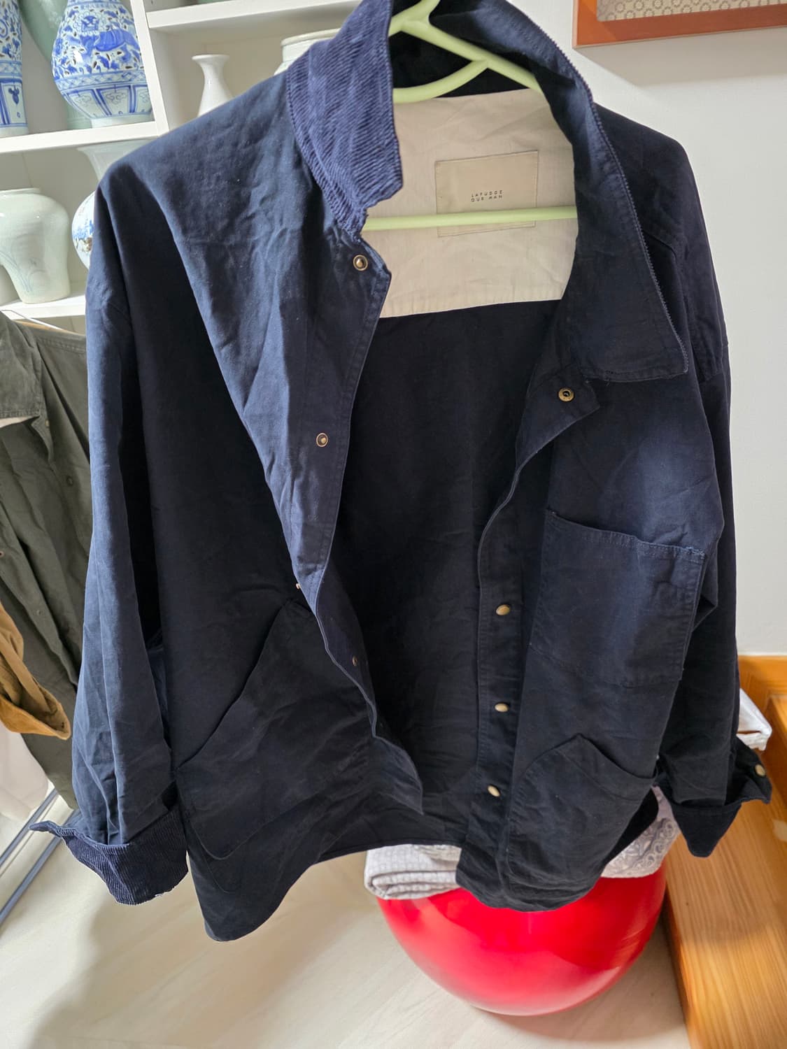 라퍼지스토어 프렌치 워크자켓 밀리터리 네이비 L사이즈 상품이미지1