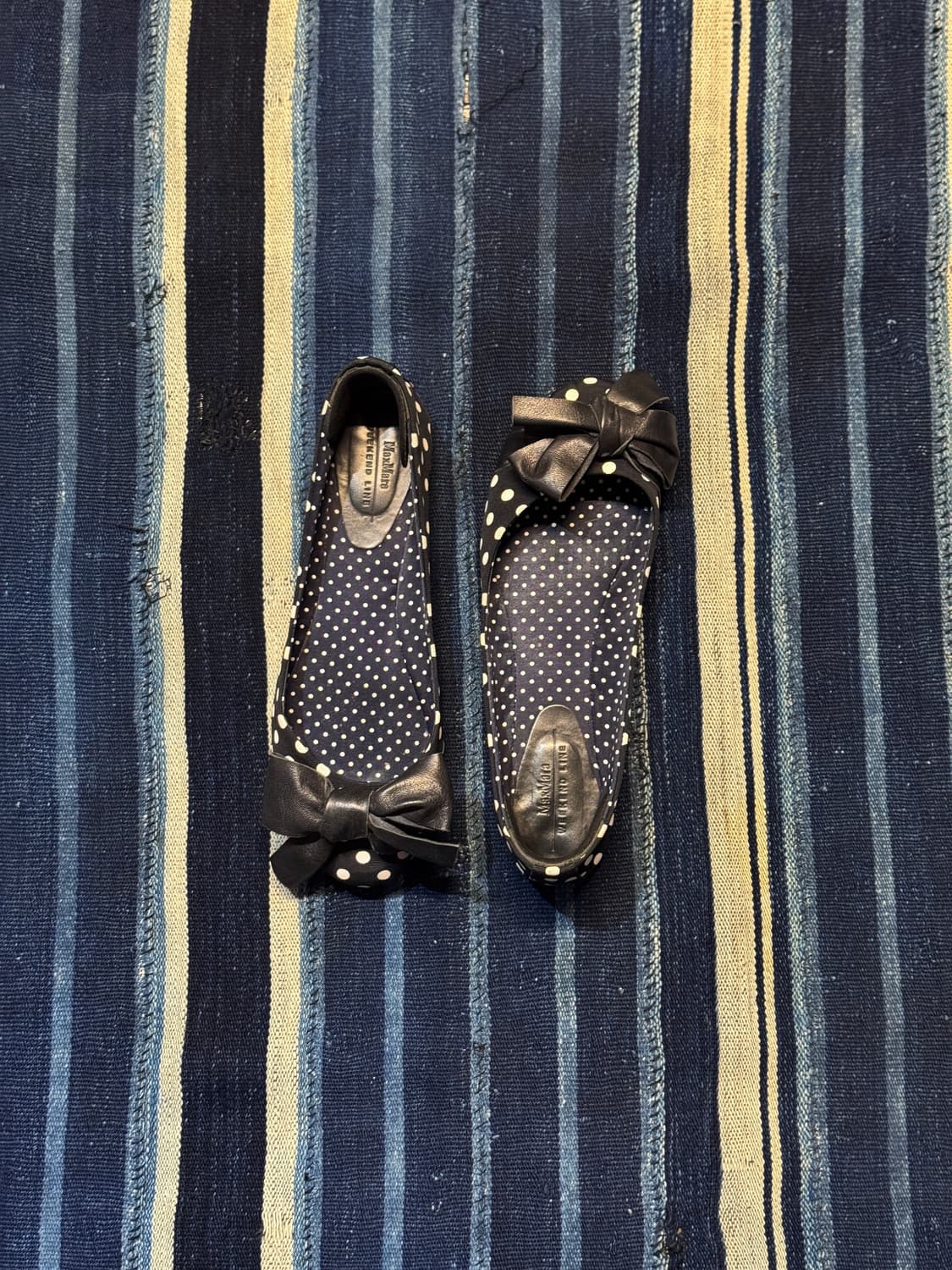 240-245 ) MAX MARA Dot Ribbon Flats 상품이미지1