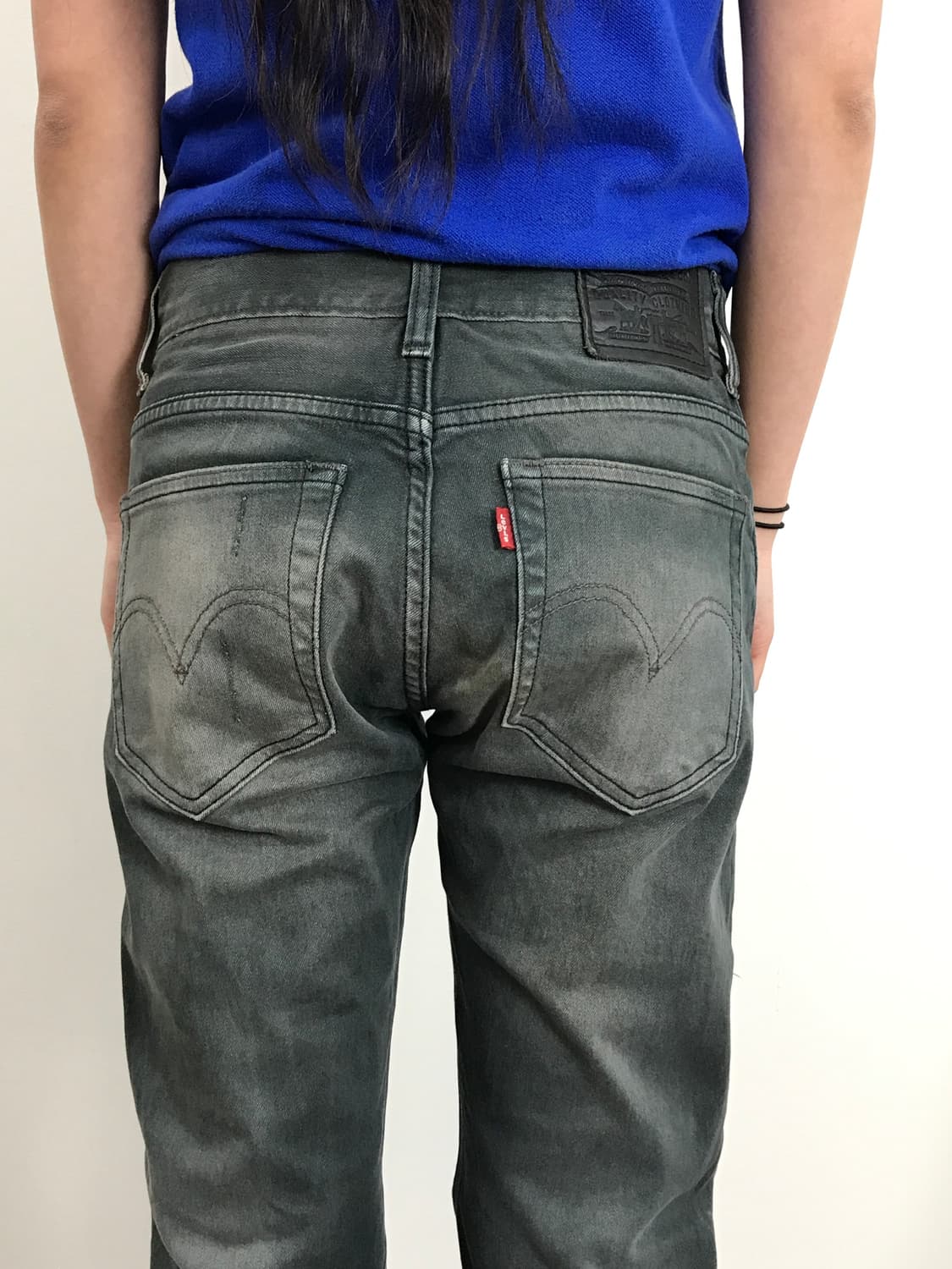 Levi's 523 Straight Faded Black Pants 상품이미지4