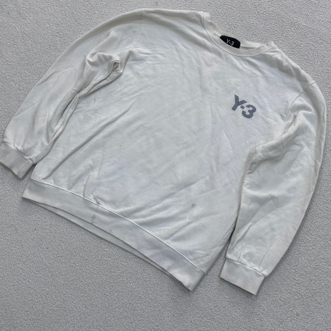 실측확인 요지야마모토 맨투맨 티셔츠 0319E 상품이미지1