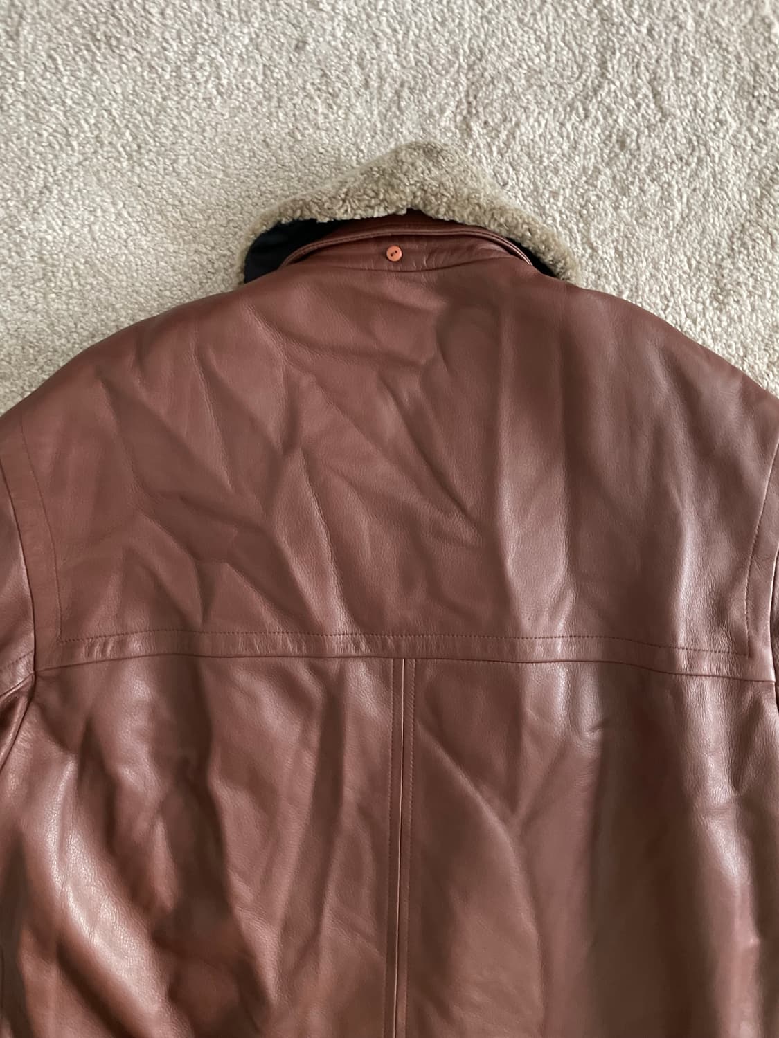 vintage men's sheepskin coat 상품이미지7