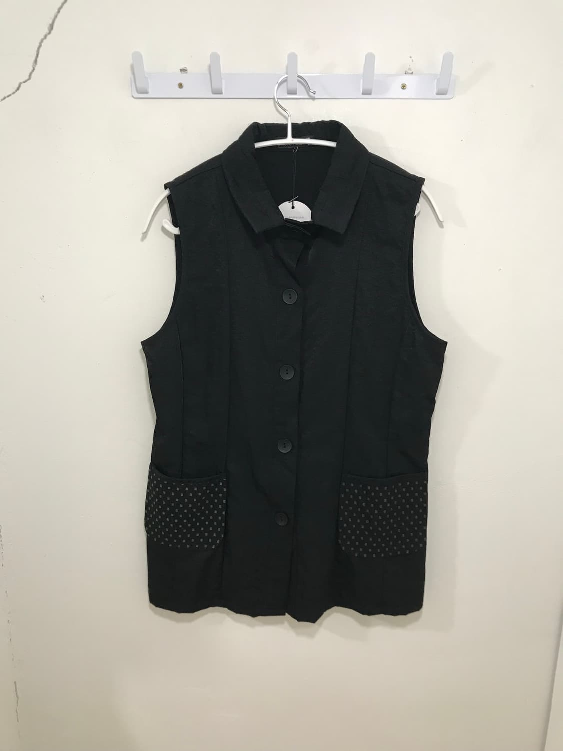 Vintage black vest 상품이미지4
