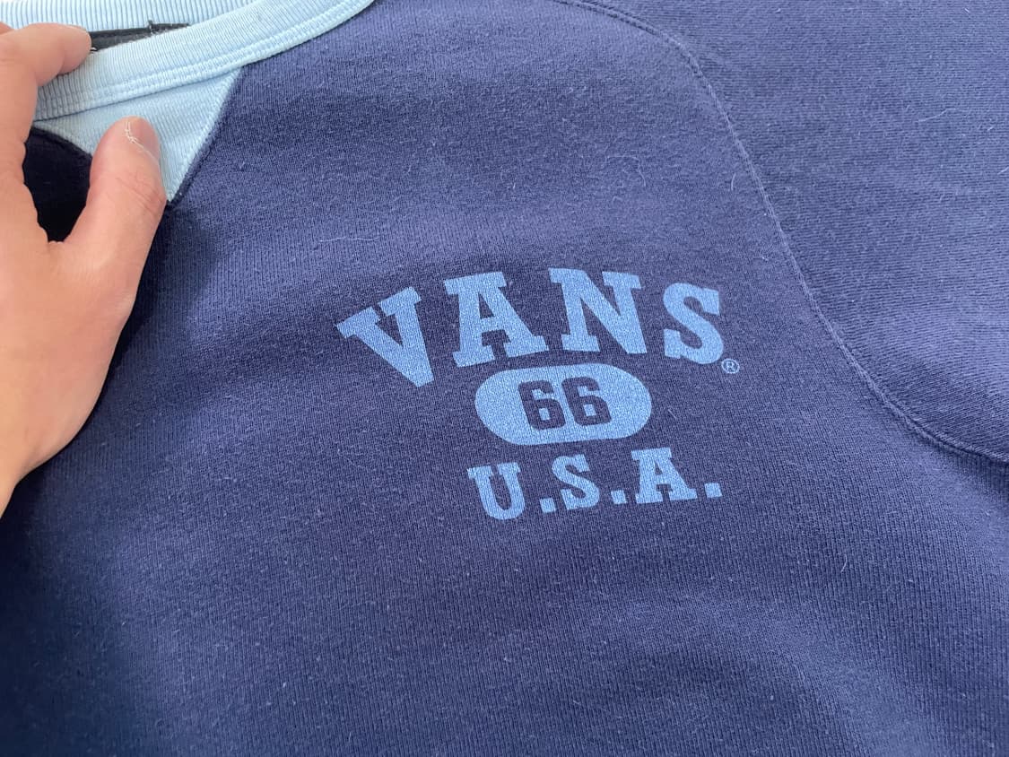 9~00s 올드 van 반스 거셋 스웻셔츠 J03942 상품이미지4