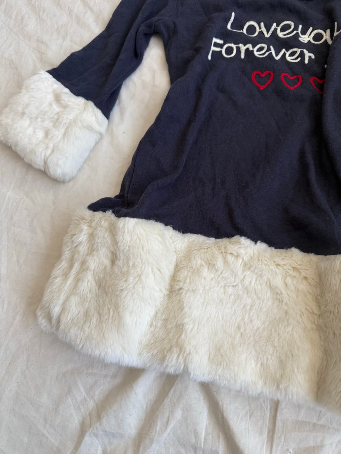 키치 러블리 퍼 디테일 탑 상품이미지2