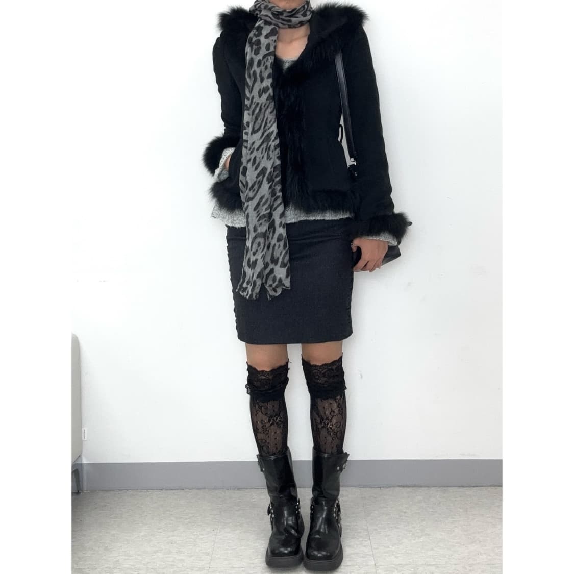 블랙 레오파드 펑크룩 락시크 머플러 스카프 상품이미지9