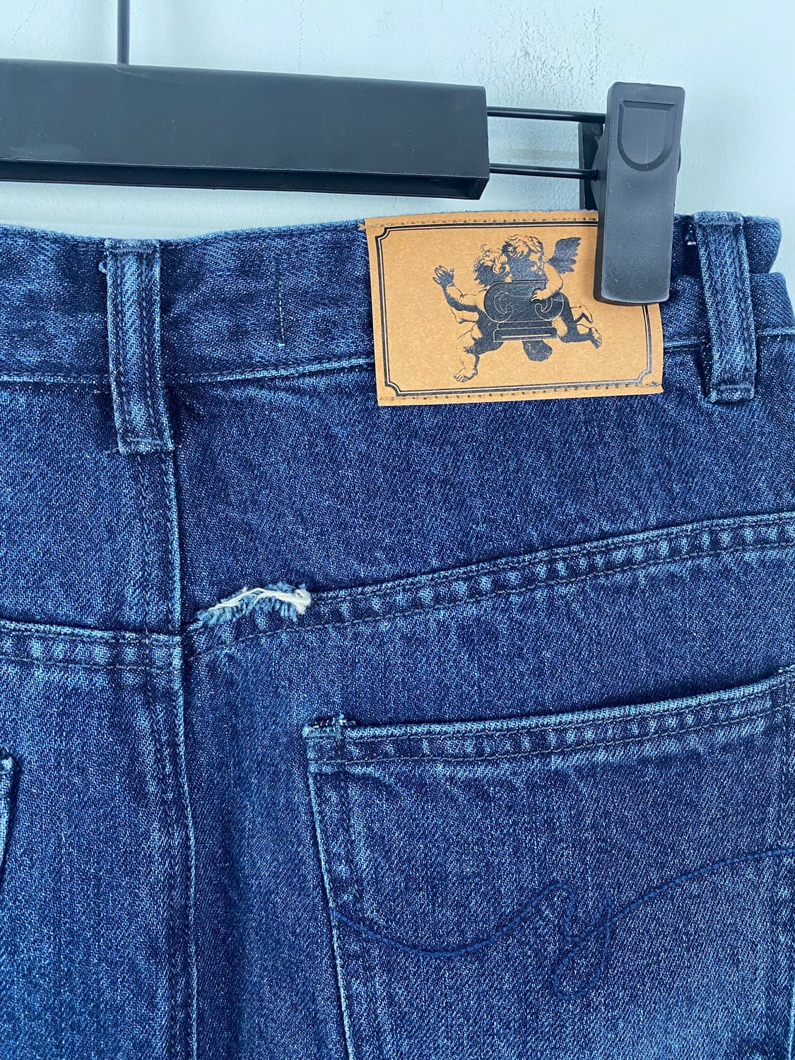 YCH 미디 데님스커트 트임 청치마 상품이미지7