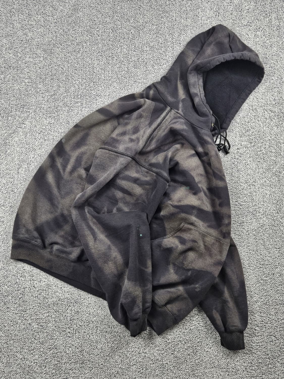 칼하트 다잉 워시드 커스텀 스웻 후드 티셔츠 (상세설명참조)/ 10136 상품이미지4