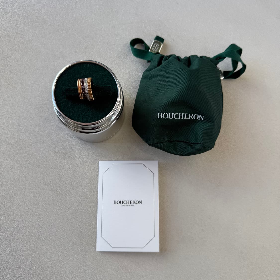 부쉐론 콰트로 클래식 라지 링 반지 상품이미지3