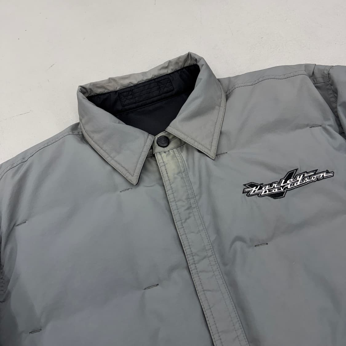 할리데이비슨 리버시블 빅로고 구스다운 패딩 상품이미지7