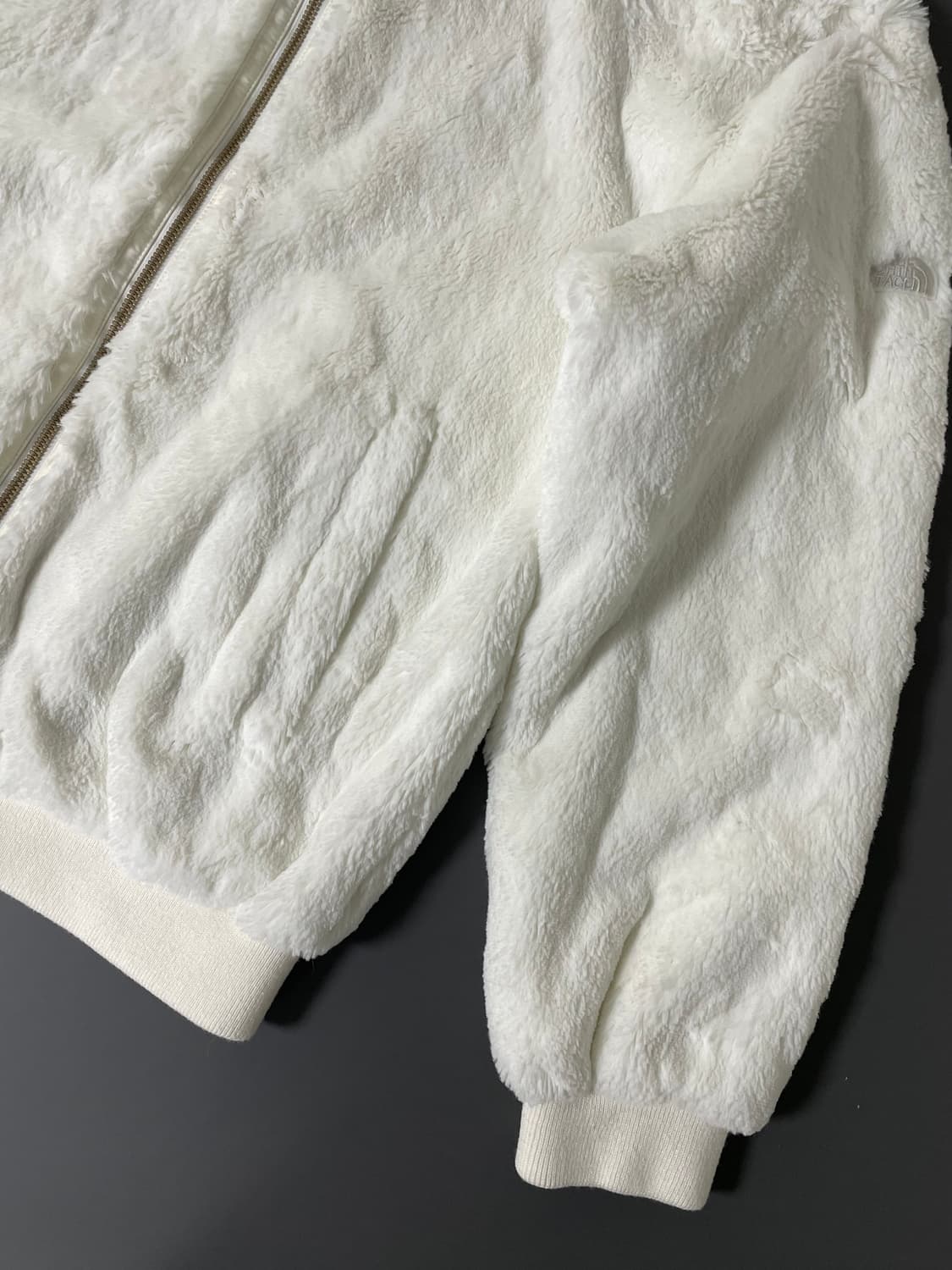 [M] 노스페이스 화이트라벨 플리스 퍼 후드 집업 자켓 상품이미지5