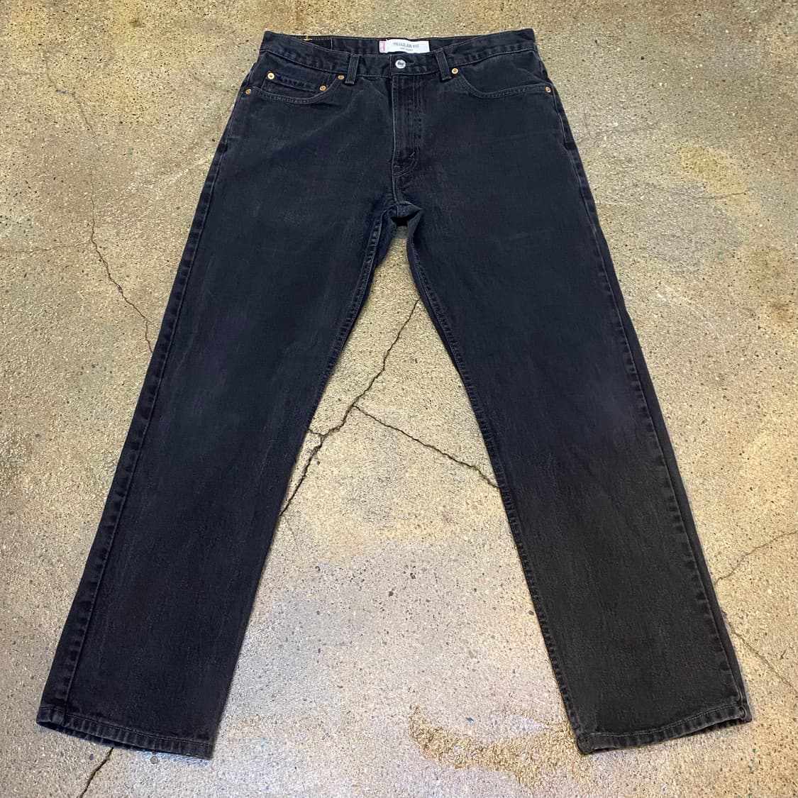 미국 빈티지 리바이스 505 레귤러핏 블랙진 청바지 상품이미지1