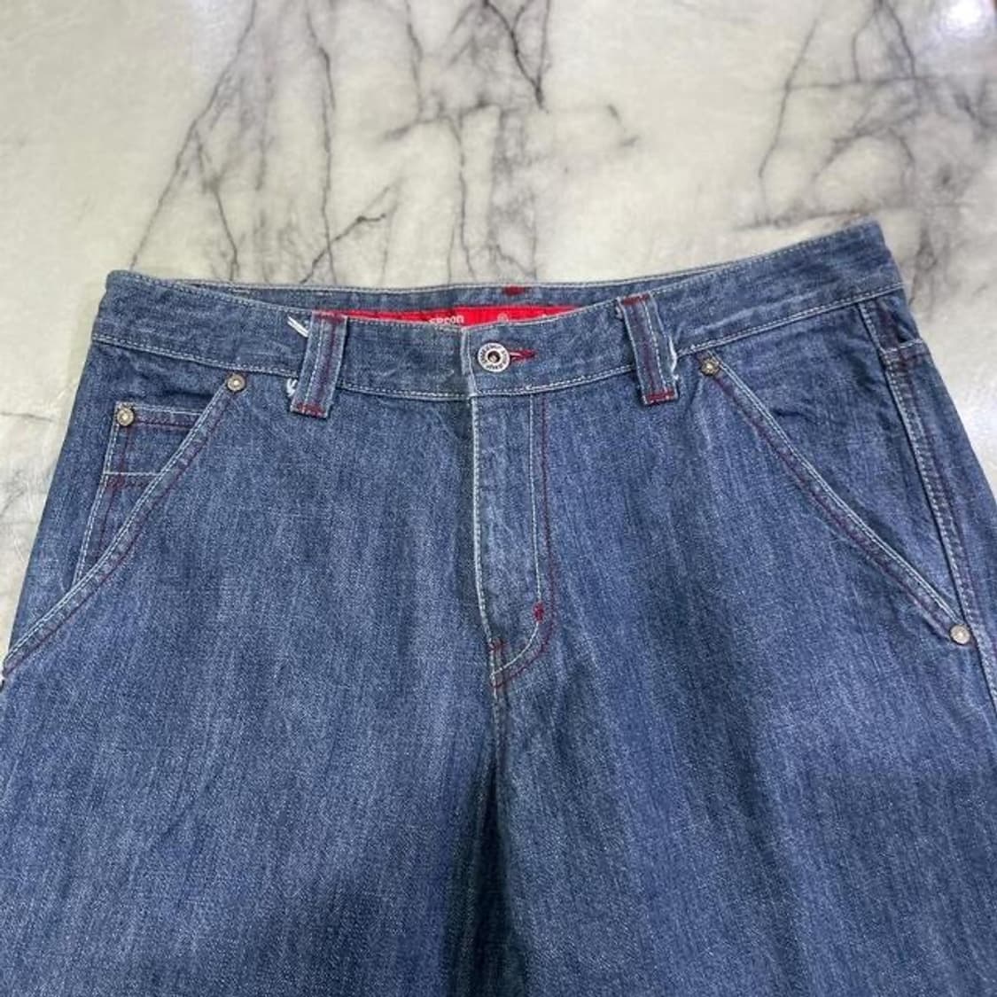 90s 스푼 디테일 카펜터 진 (32)  상품이미지4