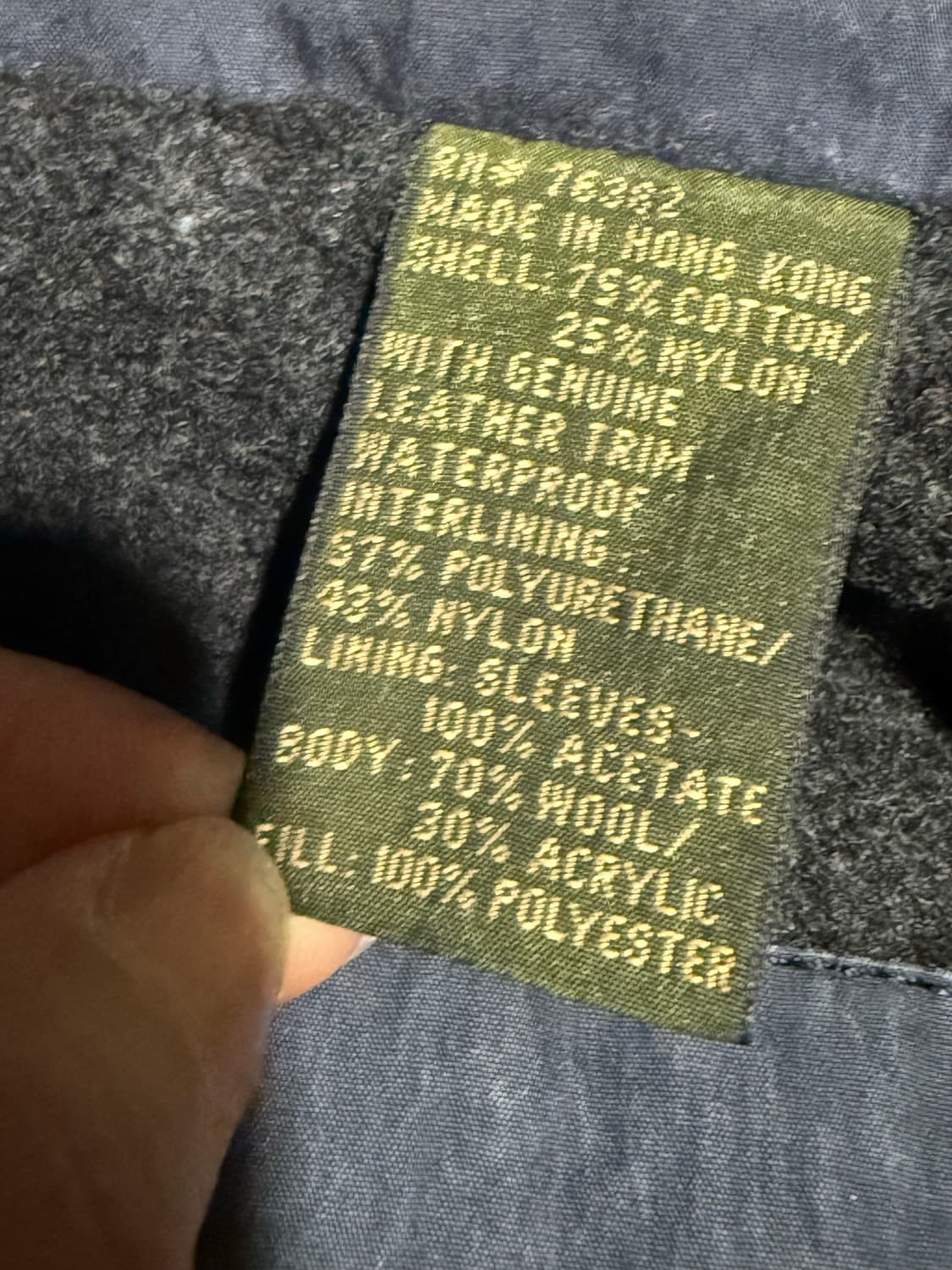 Timberland 팀버랜드 레더카라 블랭킷 라이너 워크자켓 상품이미지7