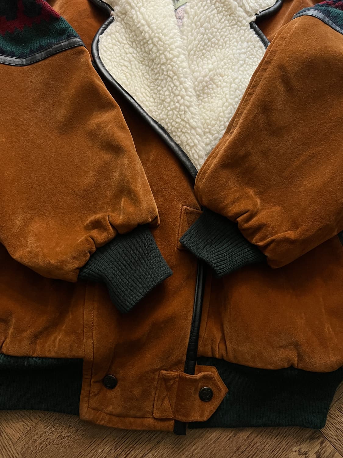 [S]90's 빈티지 나바호 쉐르파 퀄팅 자켓 상품이미지5