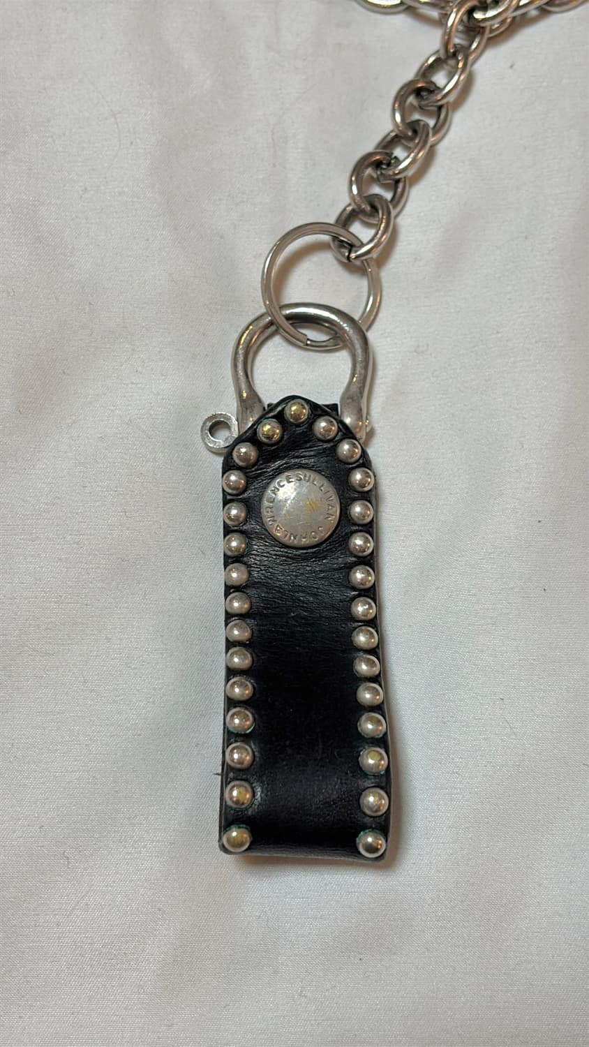 Leather Key Ring With Big Chain 상품이미지3