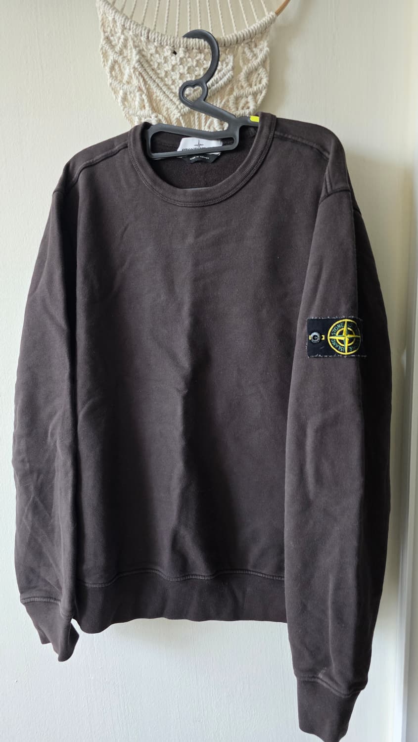 스톤 아일랜드 와펜 크루넥 스웨트 맨투맨 L사이즈 상품이미지1