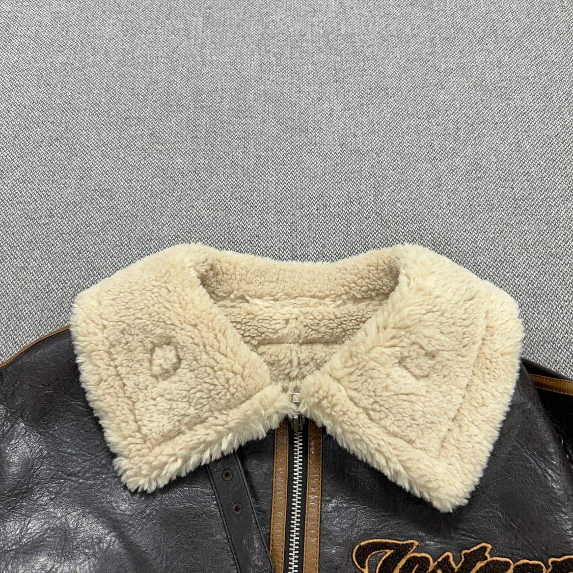 인스턴트펑크 우먼스 보머 무스탕 자켓(F) 상품이미지4