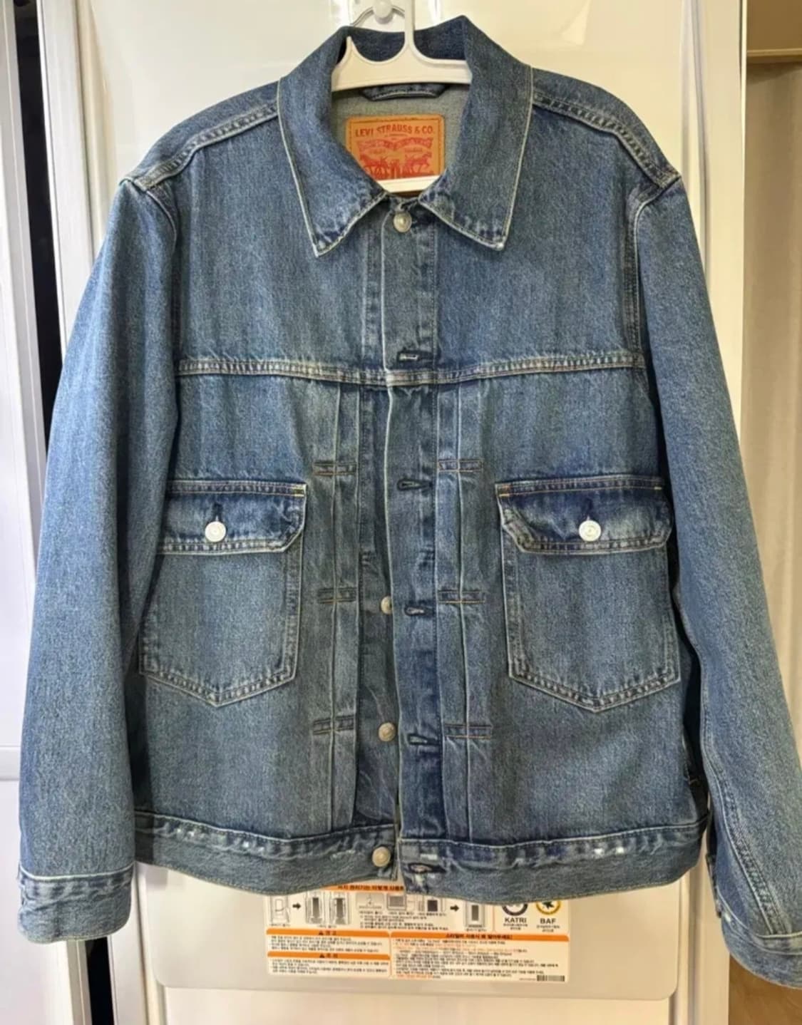 리바이스 타입2 데님자켓 M 미디엄블루 상품이미지2