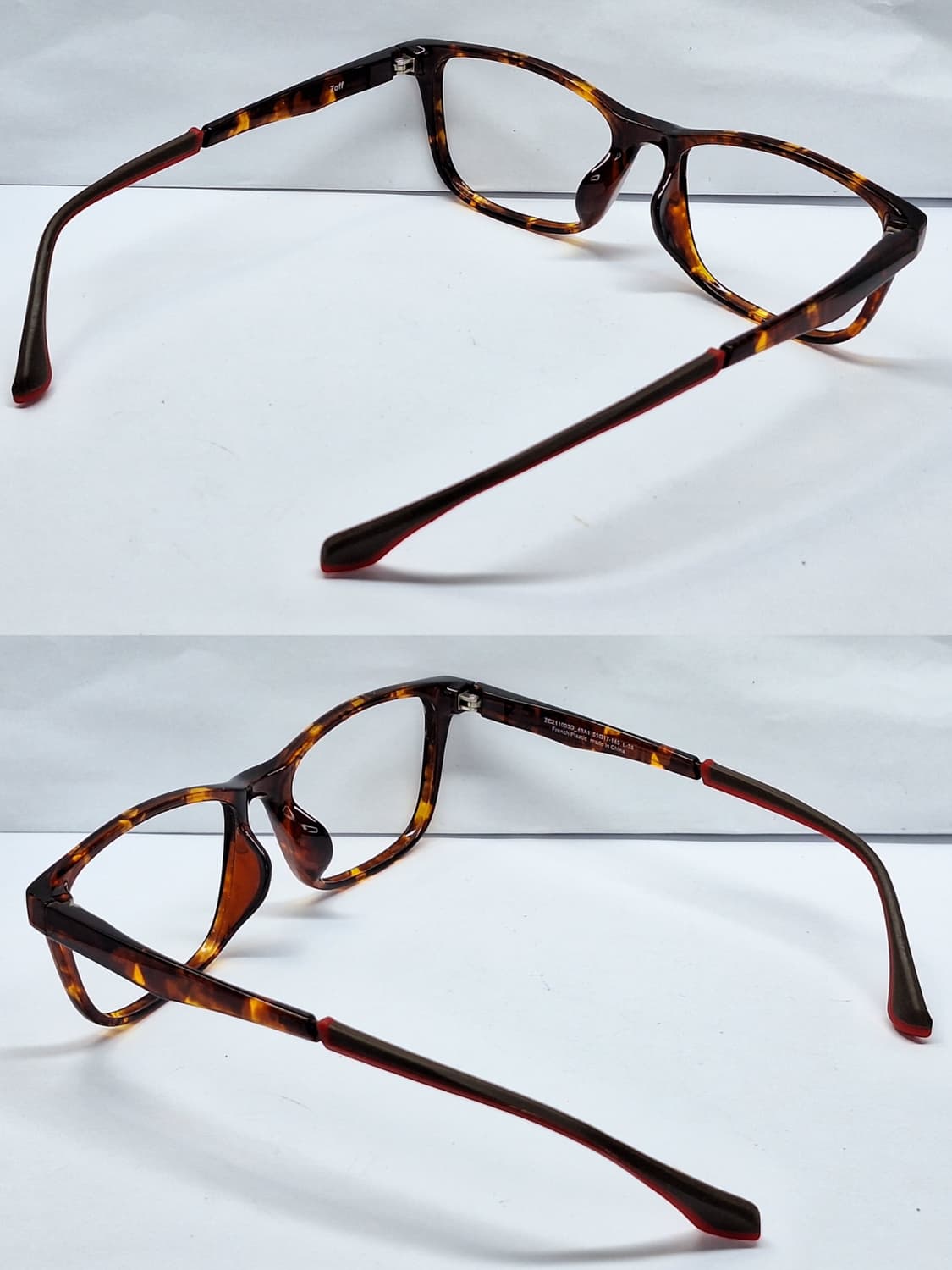 Zoff 조프 ZC211003D_49A1 레드 레오파드 안경테 55mm 상품이미지8