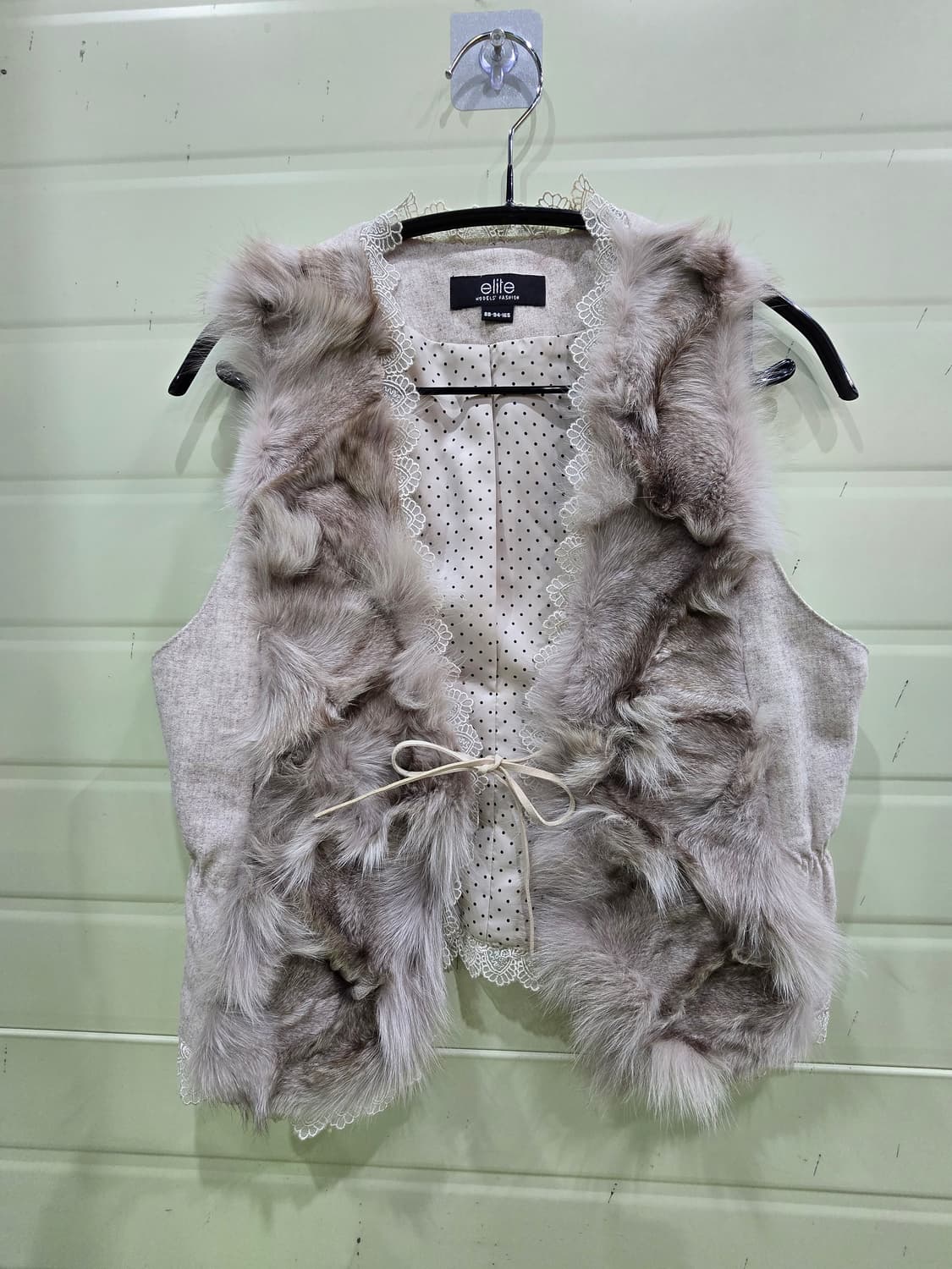 엘리트 폭스 퍼 여성 조끼 55사이즈 상품이미지1