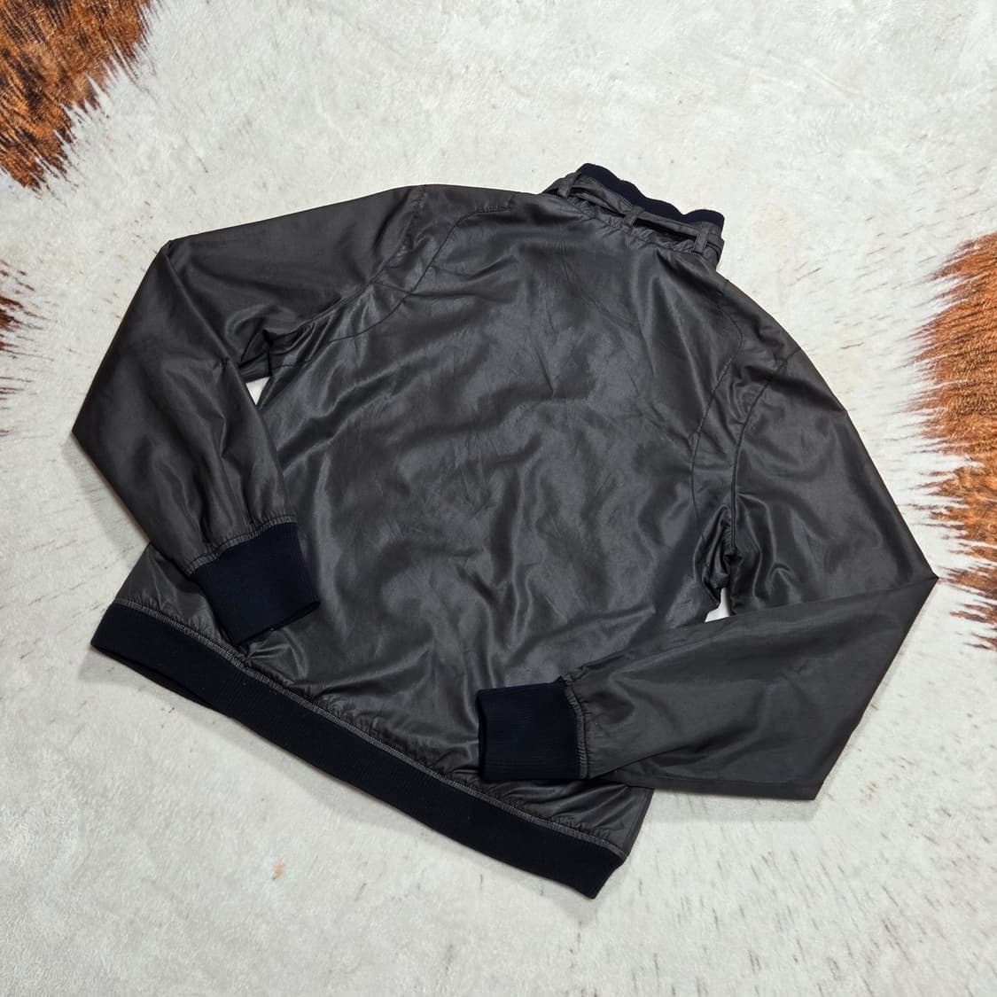 일본 빈티지 그레이 투웨이 바람막이 자켓 상품이미지4