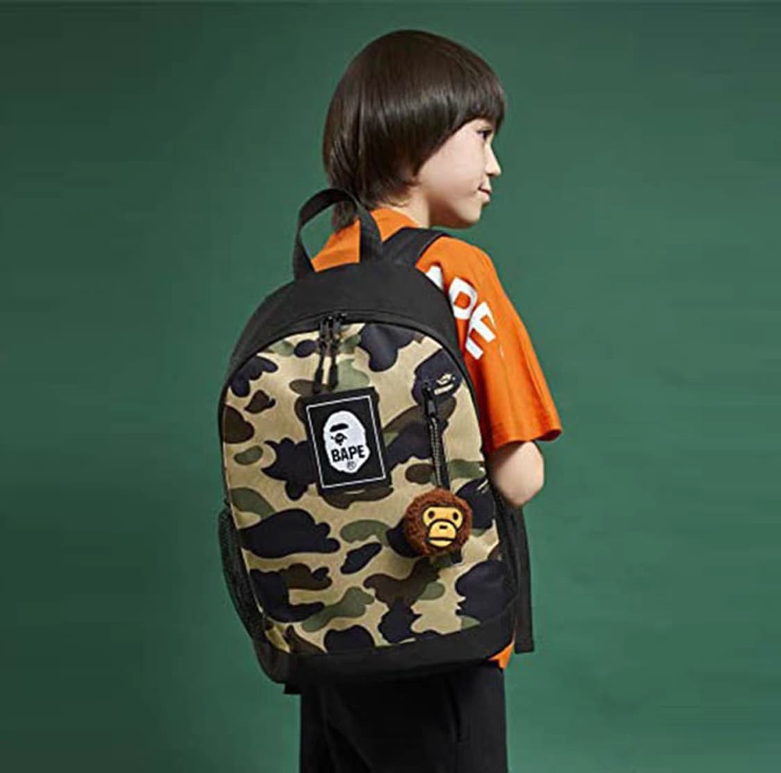 베이프 백팩 + 베이프 마일로 키링 상품이미지3