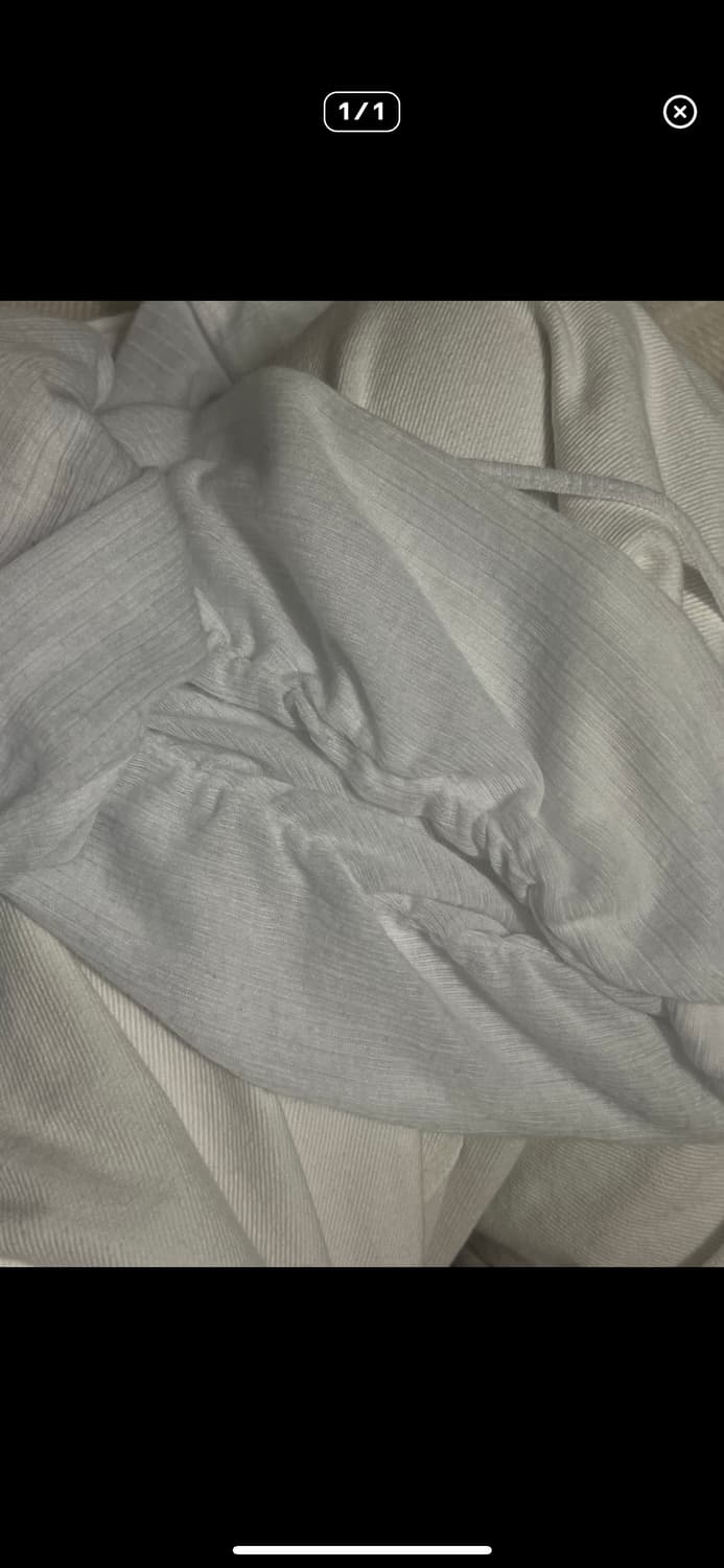 페인오어플레져 화이트 볼레로 가디건 상품이미지7