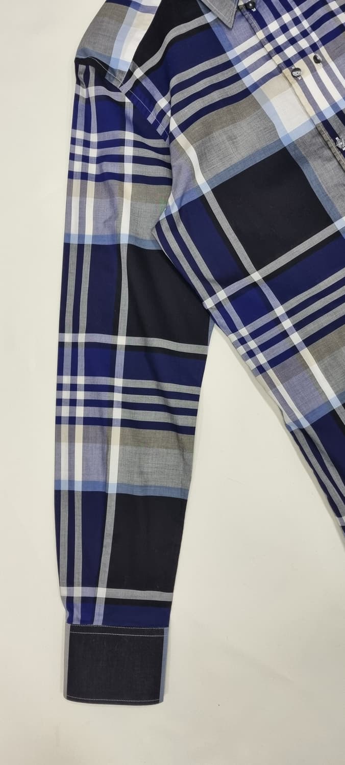 돌체앤가바나 골드라인 체크 셔츠 40size _ 남성 상품이미지3