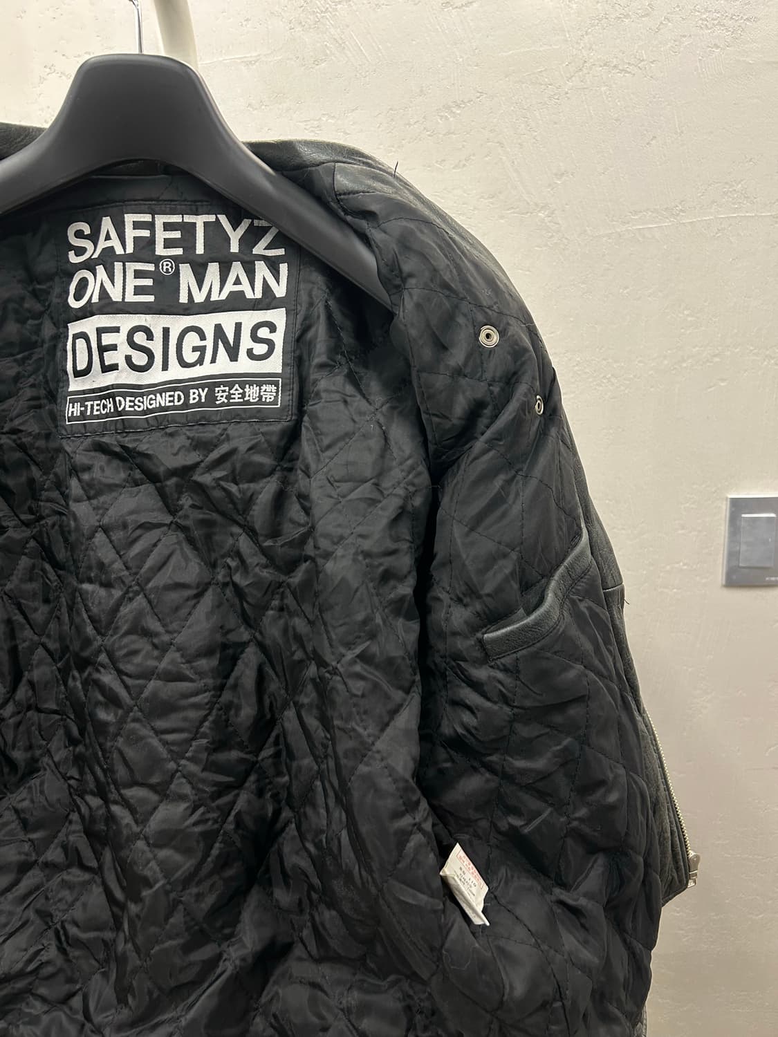 SAFETYZ 소가죽 빈티지 라이더 자켓 상품이미지4