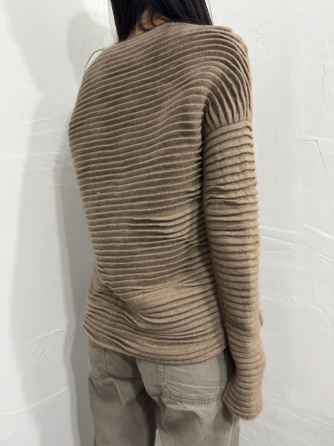 cashmere design knit top 상품이미지3