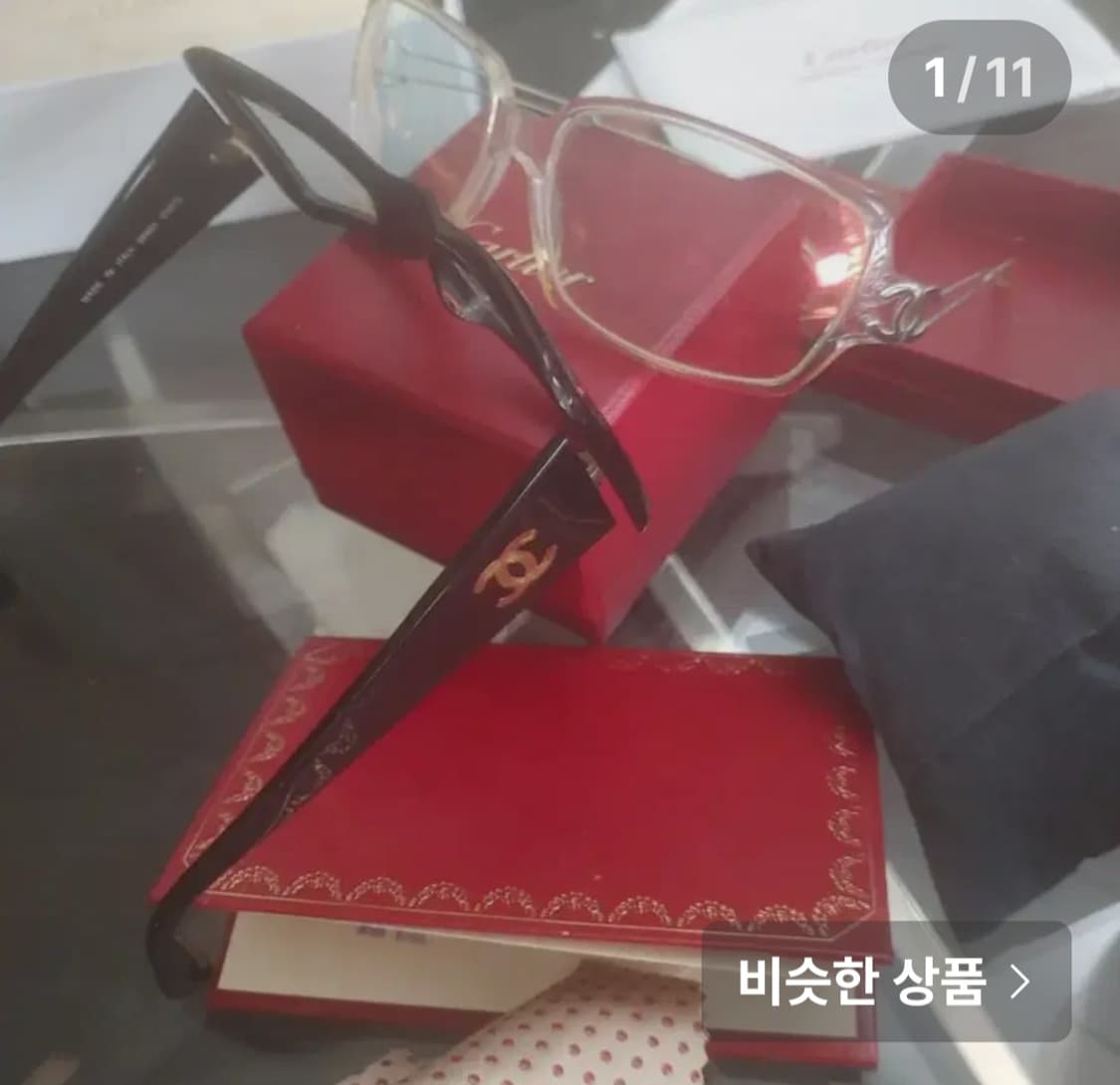 특가!정품샤넬 자선차단되는 선글라스겸안경 일본구매 (남녀공용)✨ 상품이미지1