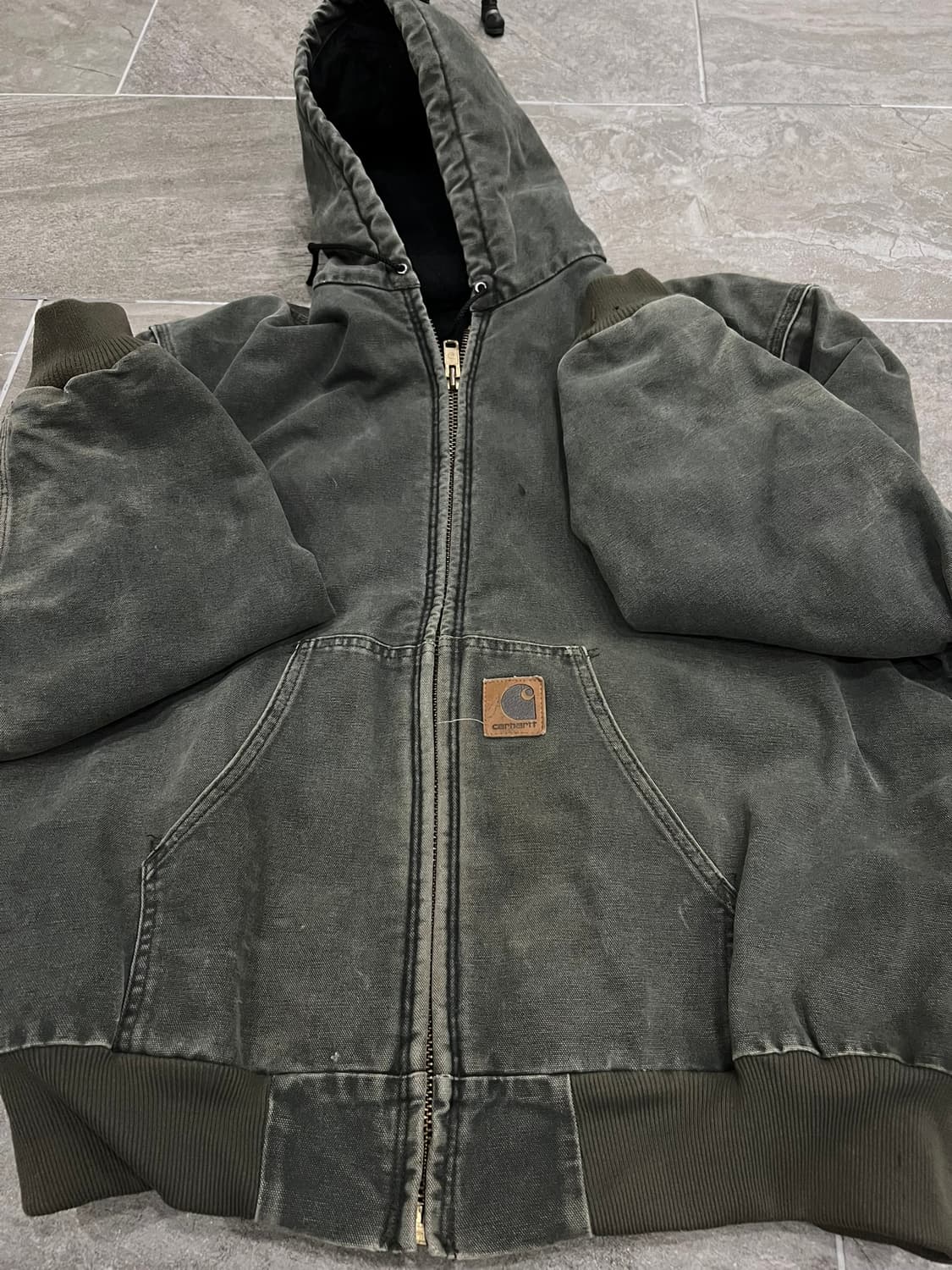 (XL) 칼하트 덕 액티브 후드자켓 J68 MOS 모스그린 상품이미지9