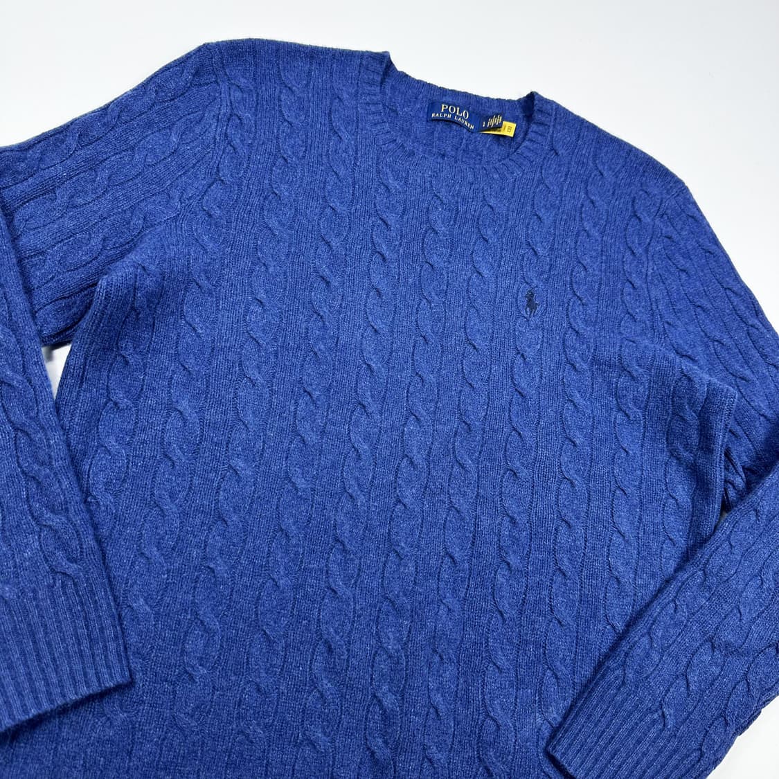 폴로 랄프로렌 클래식 캐시미어 케이블 니트 L 상품이미지3